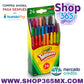 Crayola Twistables Mini Crayon Set, 24 unidades, suministros para el regreso a la escuela, multicolor