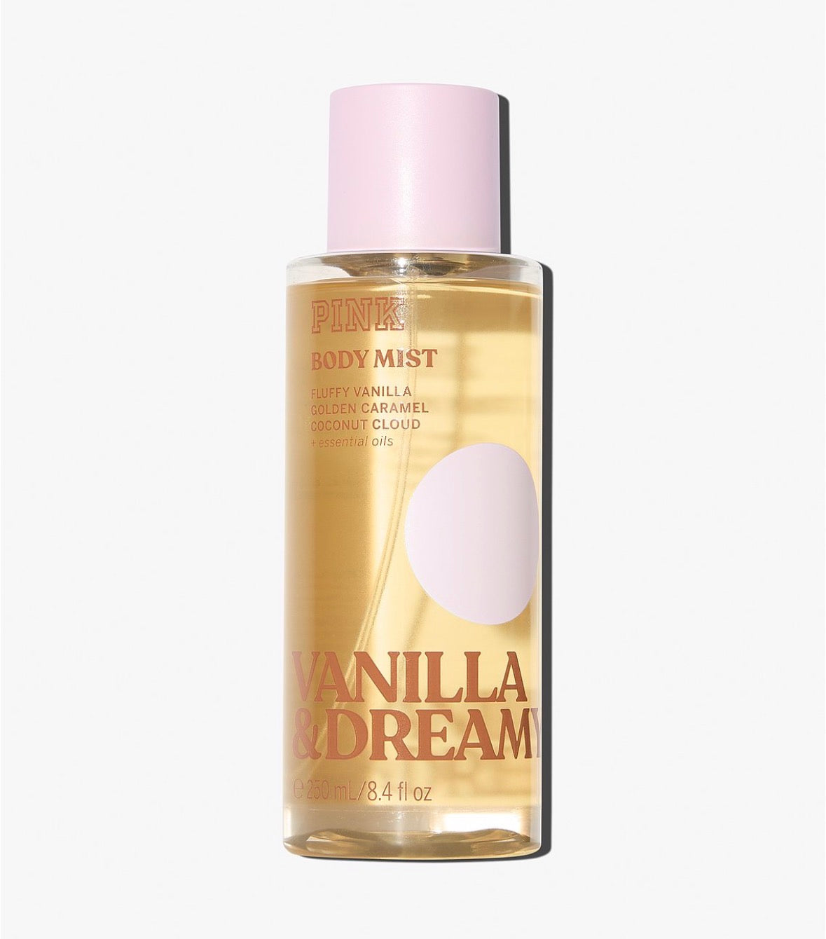 PINK Vanilla & Dream Body Mist 250 ml | Bruma Corporal Vainilla y Caramelo