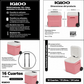 Igloo Hielera Nevera de 16 QT Laguna con Ruedas, Rosa Coral
