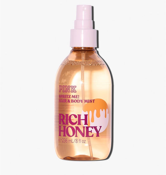 Pink Spritz me Hair & Body Mist Rich Honey