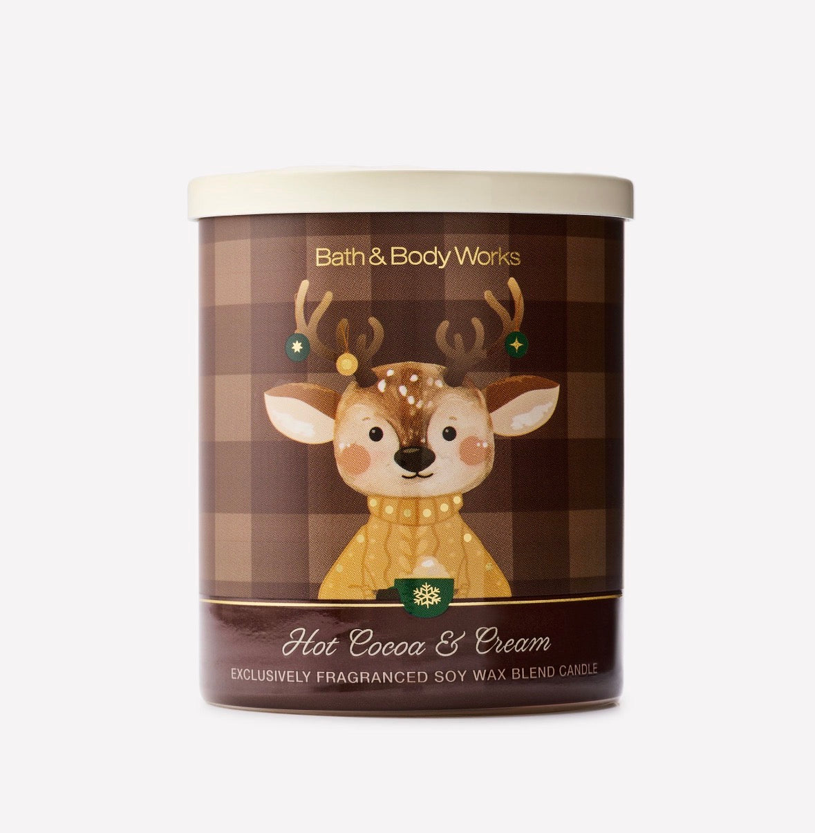 Bath & Body Works Hot Cocoa & Cream Vela Aromática – Chocolate y Malvaviscos