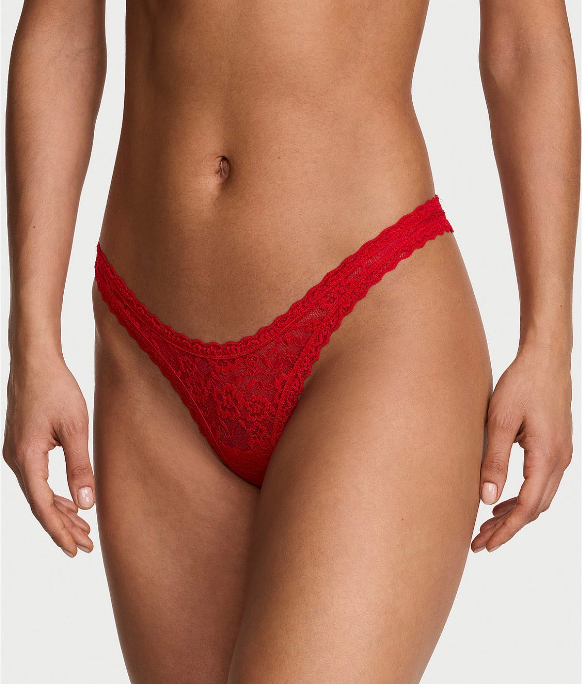 ❤️ Tanga Victoria’s Secret de Encaje Rojo para Mujer – Lencería Femenina