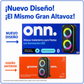 onn Altavoz para Fiestas Grandes Gen 2 con Iluminación LED