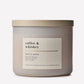 Vela Coffee & Whiskey 3 Mechas Bath & Body Works White Barn – 14.5 oz / 411 g