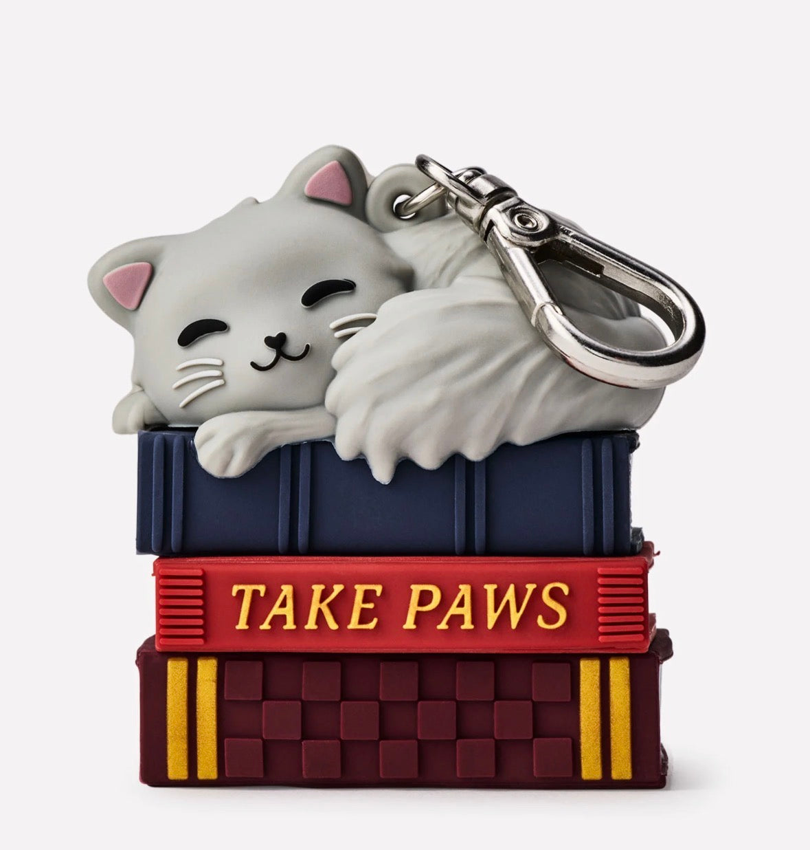 🐱 Bath & Body Works Cat on Books PocketBac Holder – Porta Gel “Take Paws”