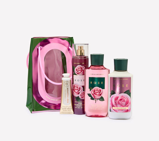 Set de Regalo Rose Bath & Body Works – 4 Piezas