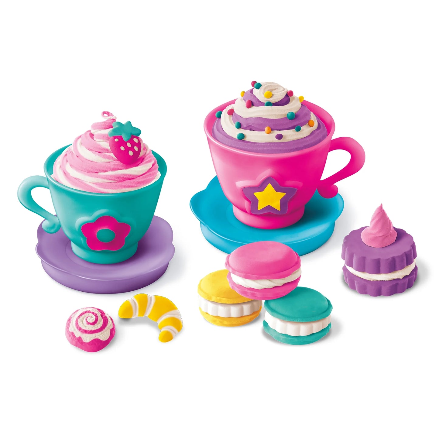 Cra-Z-Art Softee Dough Fancy Tea Party 1 Juego de Masa Multicolor, a Partir de 3 Años