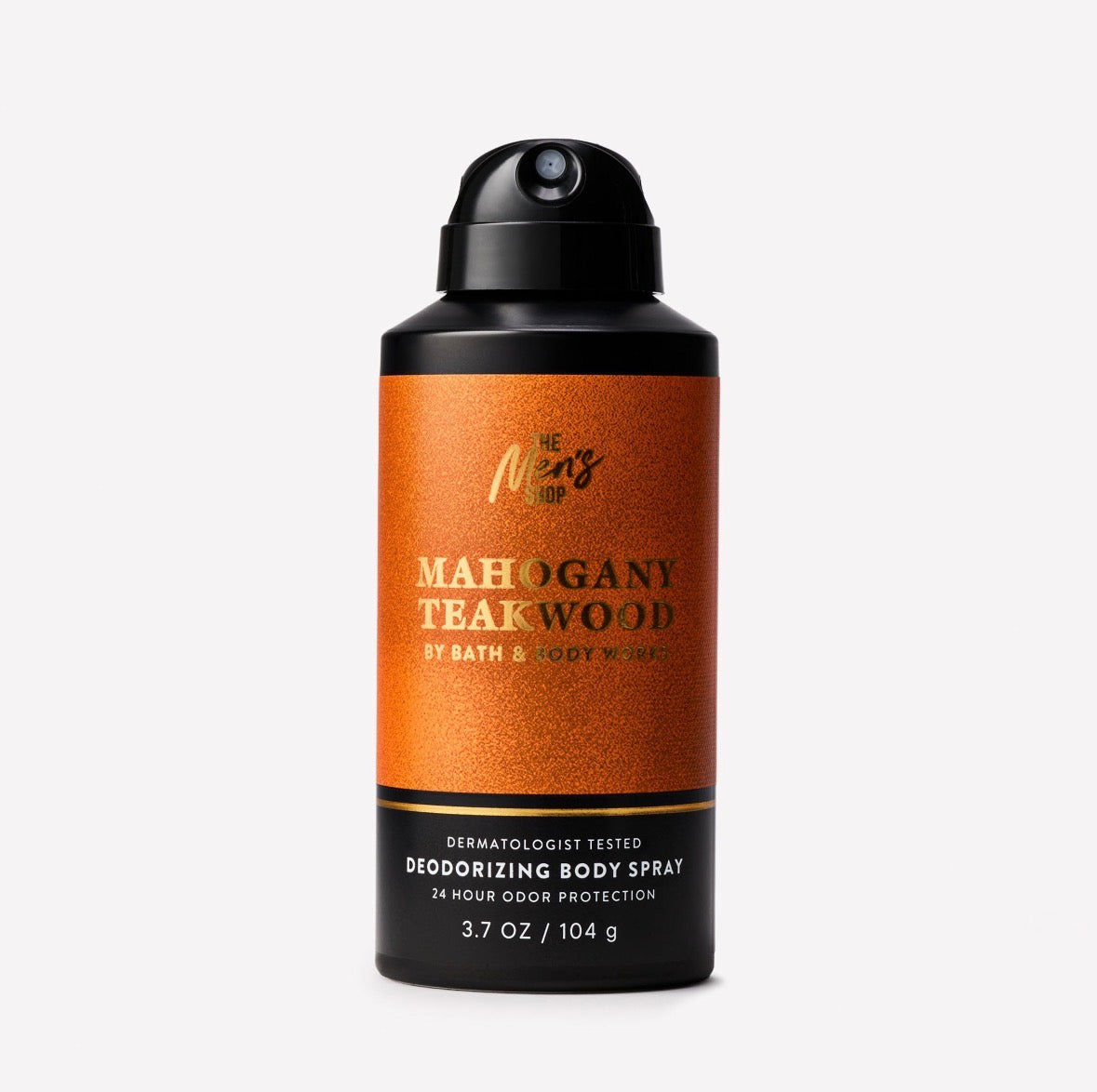 Bath & Body Works Mahogany Teakwood Deodorizing Body Spray Hombre 104 g | Protección 24 Horas
