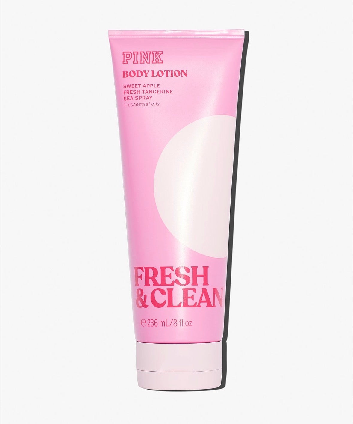 PINK Fresh & Clean Body Lotion 236 ml | Loción Corporal Manzana y Mandarina