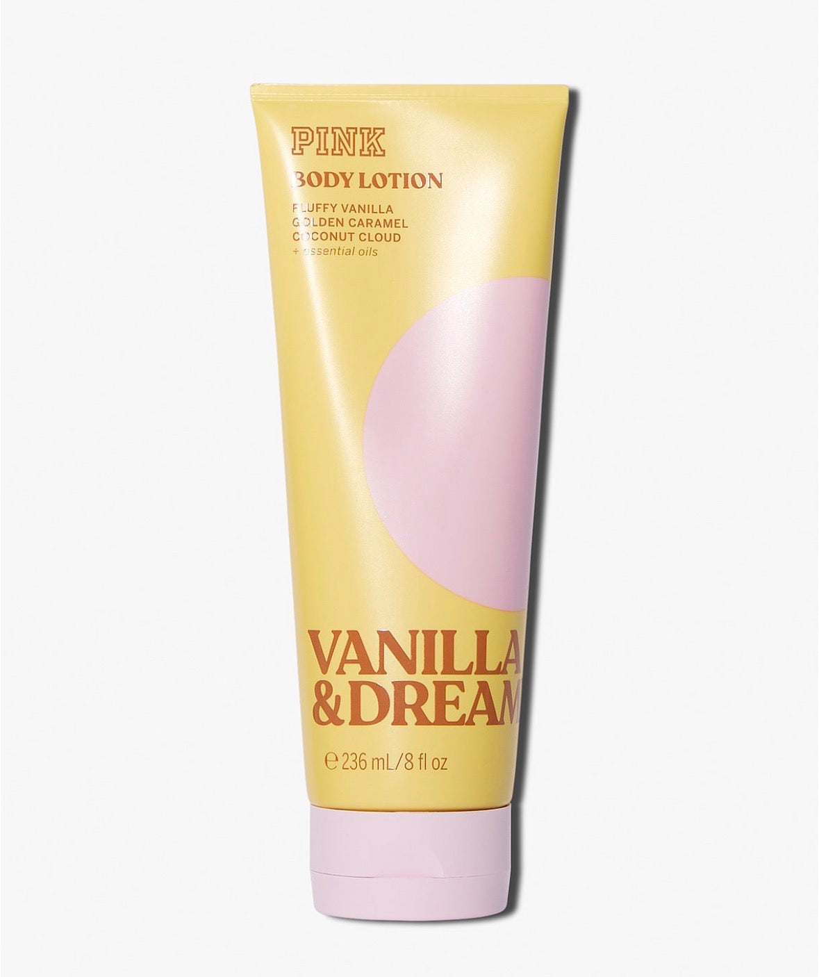 PINK Vanilla & Dream Body Lotion 236 ml | Loción Corporal Vainilla, Caramelo y Coco
