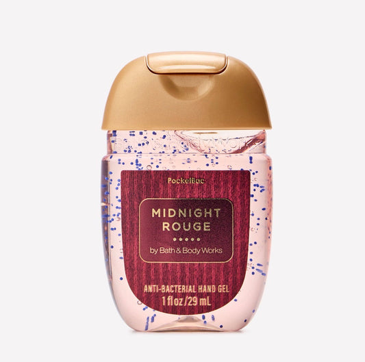 🖤 Bath & Body Works Midnight Rouge PocketBac – Gel Antibacterial para Manos 29 ml