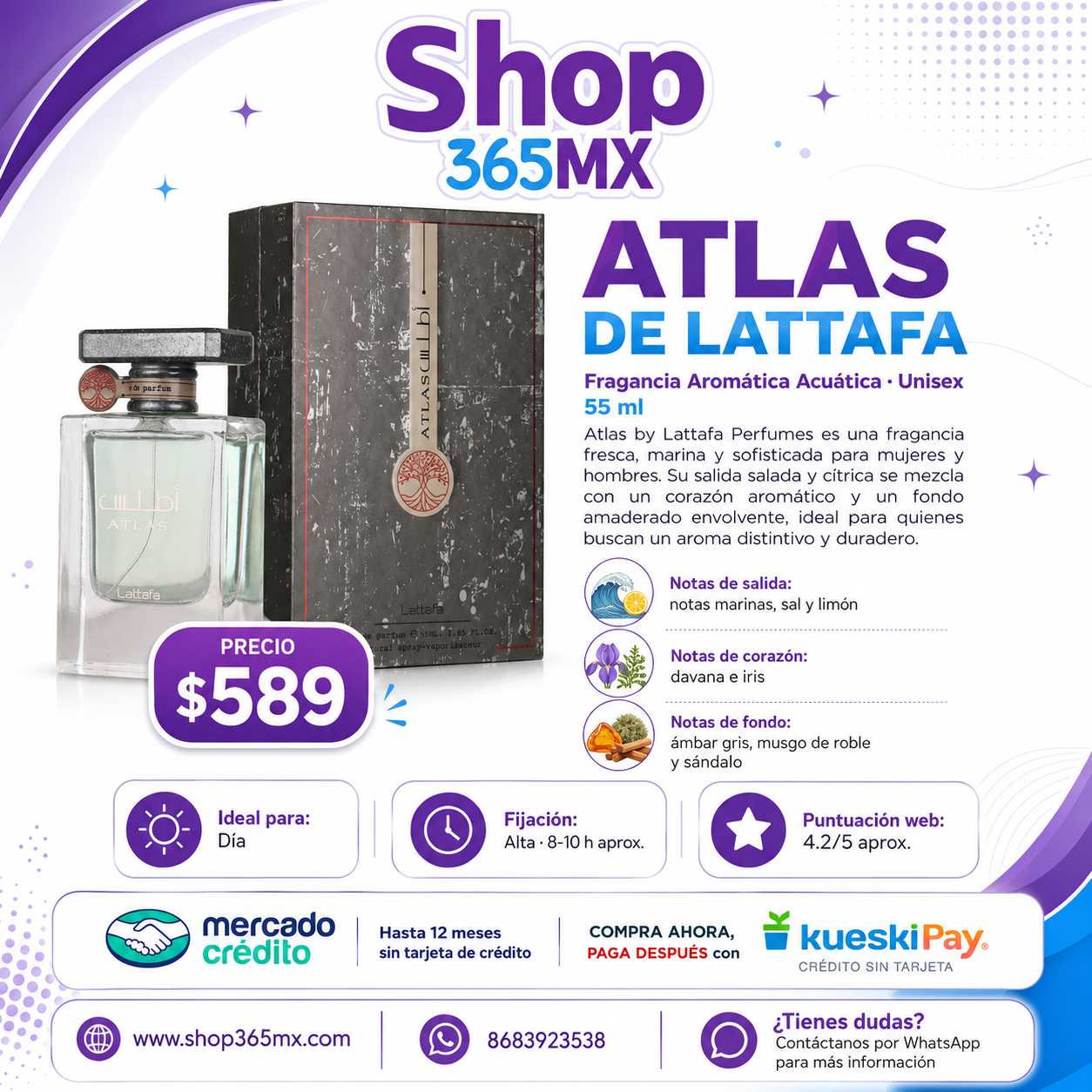 LATTAFA Atlas EDP U 100ML