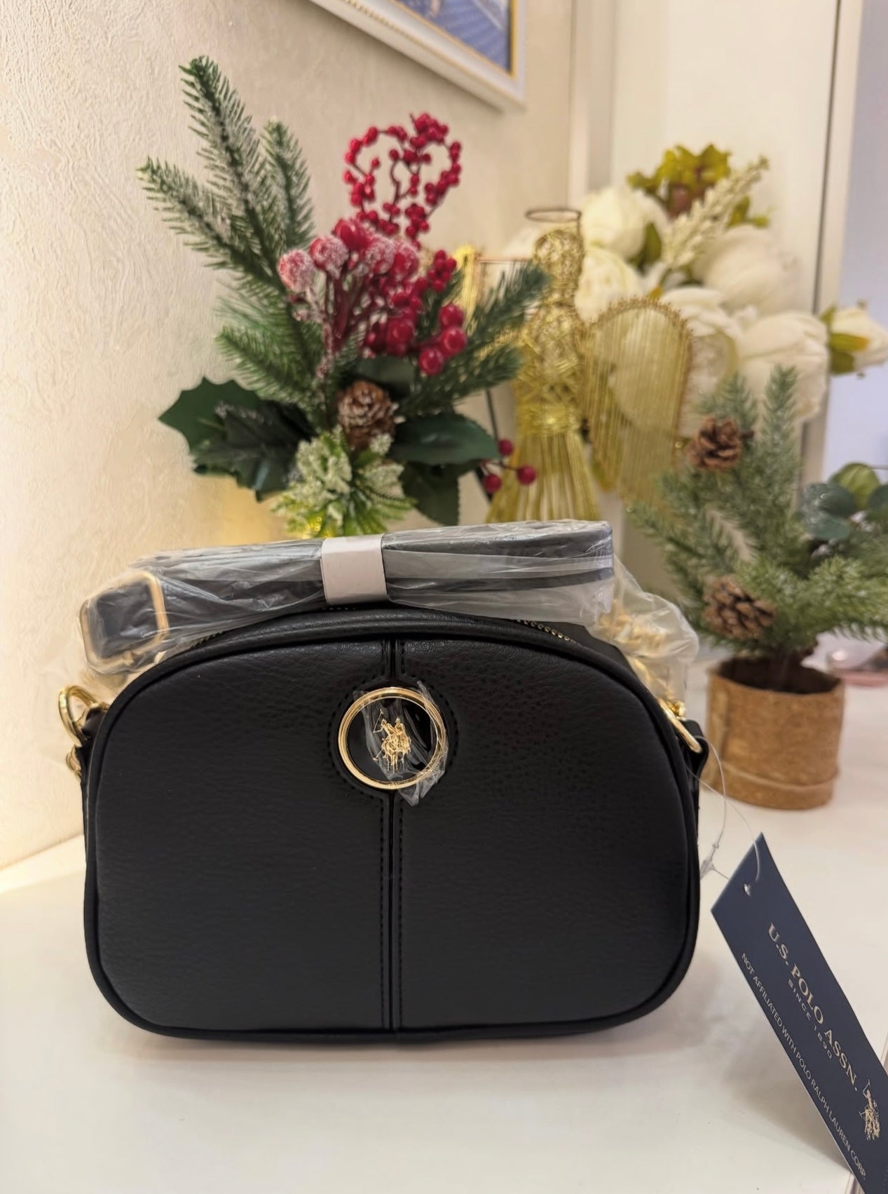 Bolsa Crossbody U.S. Polo Assn. – Color Negro ORIGINAL