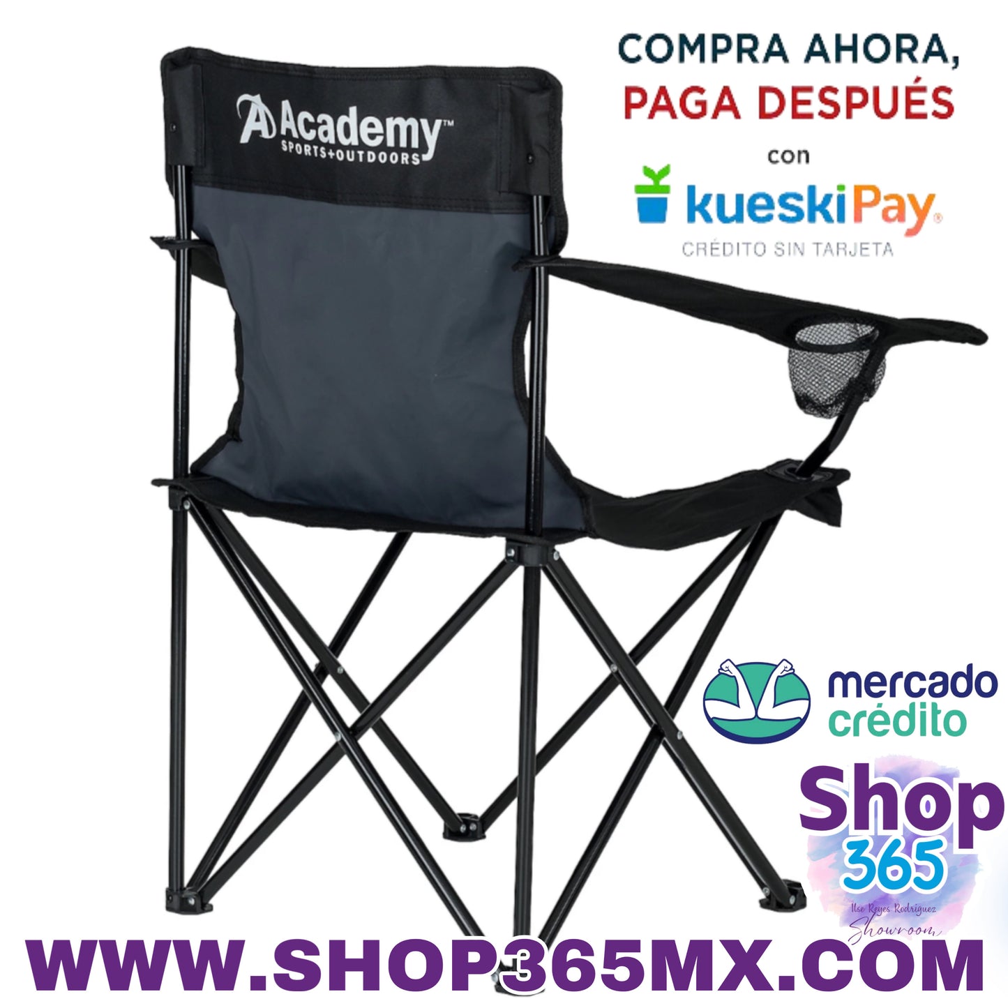 Sillón con el logotipo de Academy Sports + Outdoors