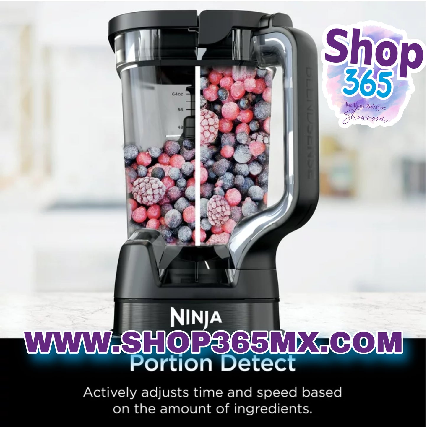 Ninja Detect Kitchen System Power Blender + Procesador tecnología Blendsense TB400 1700W