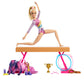 Barbie Juego de Gimnasia con Muñeca Rubia, Barra de Equilibrio y Accesorios, a Partir de 3 Años