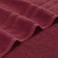 2 PZA Toalla de Baño Sólida 30" x 54" Rojo Carmesí