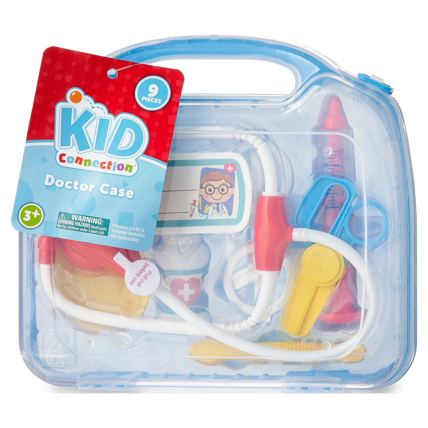 Kid Connection Doctor Funda, 9 Piezas, Juguetes de Plástico para Niños Pequeños