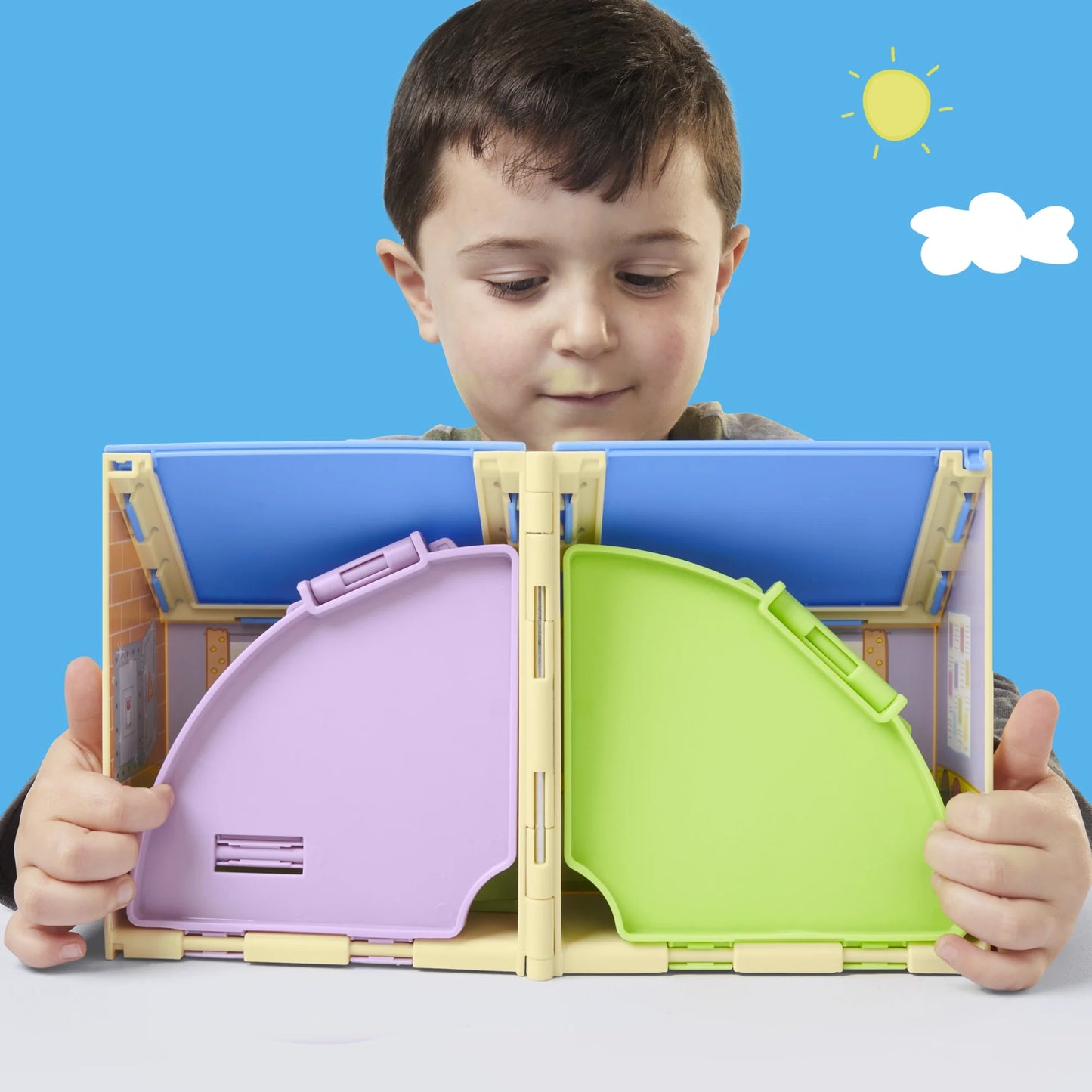 Peppa Pig Toys Peppa's Juego de Grupo de Juegos Pop-Open Juguetes Preescolares para Niñas y Niños, 3+