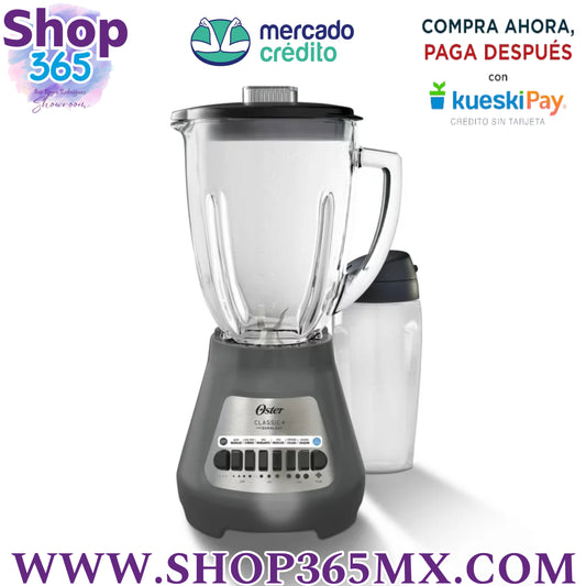 Oster Licuadora para Fiestas con Jarra XL de Capacidad para 8 Tazas y Vaso Blend-N-Go