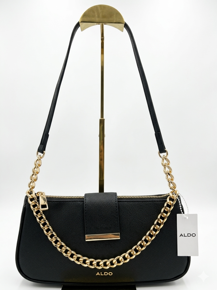 Bolsa Shoulder Bag ALDO Elegante con Cadena Dorada