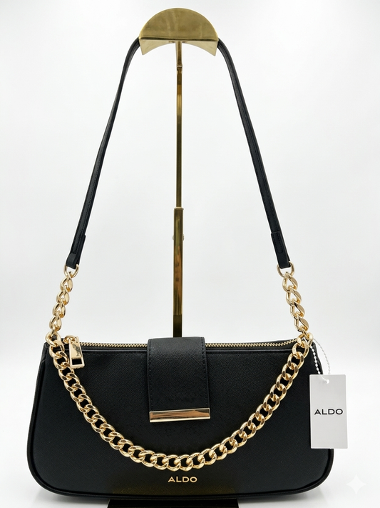 Bolsa Shoulder Bag ALDO Elegante con Cadena Dorada