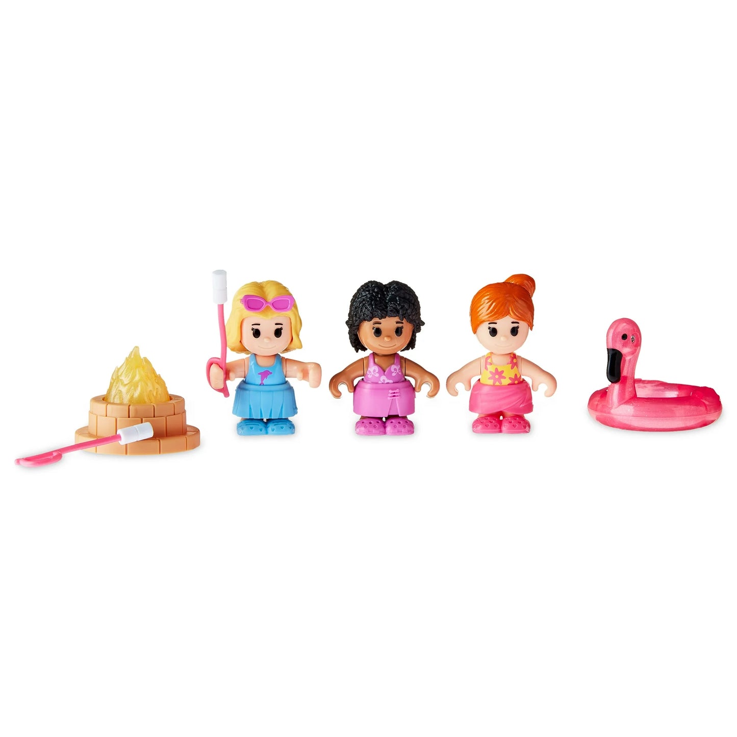 Kid Connection Juego de Casa de Muñecas para Fiestas en la Piscina para Mayores de 3 Años, 44 Piezas