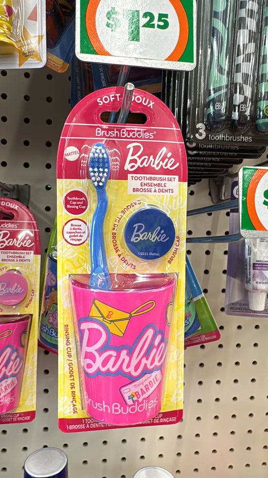 Barbie Toothbrush set