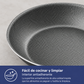 Juego de utensilios de cocina antiadherentes Tramontina Primaware de 18 piezas, negro