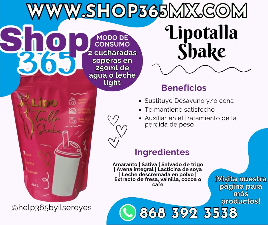 Shake (Malteada) LipoTalla