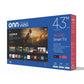 onn Smart TV 4K UHD de 43" con Alimentación VIZIO, 43S4V1