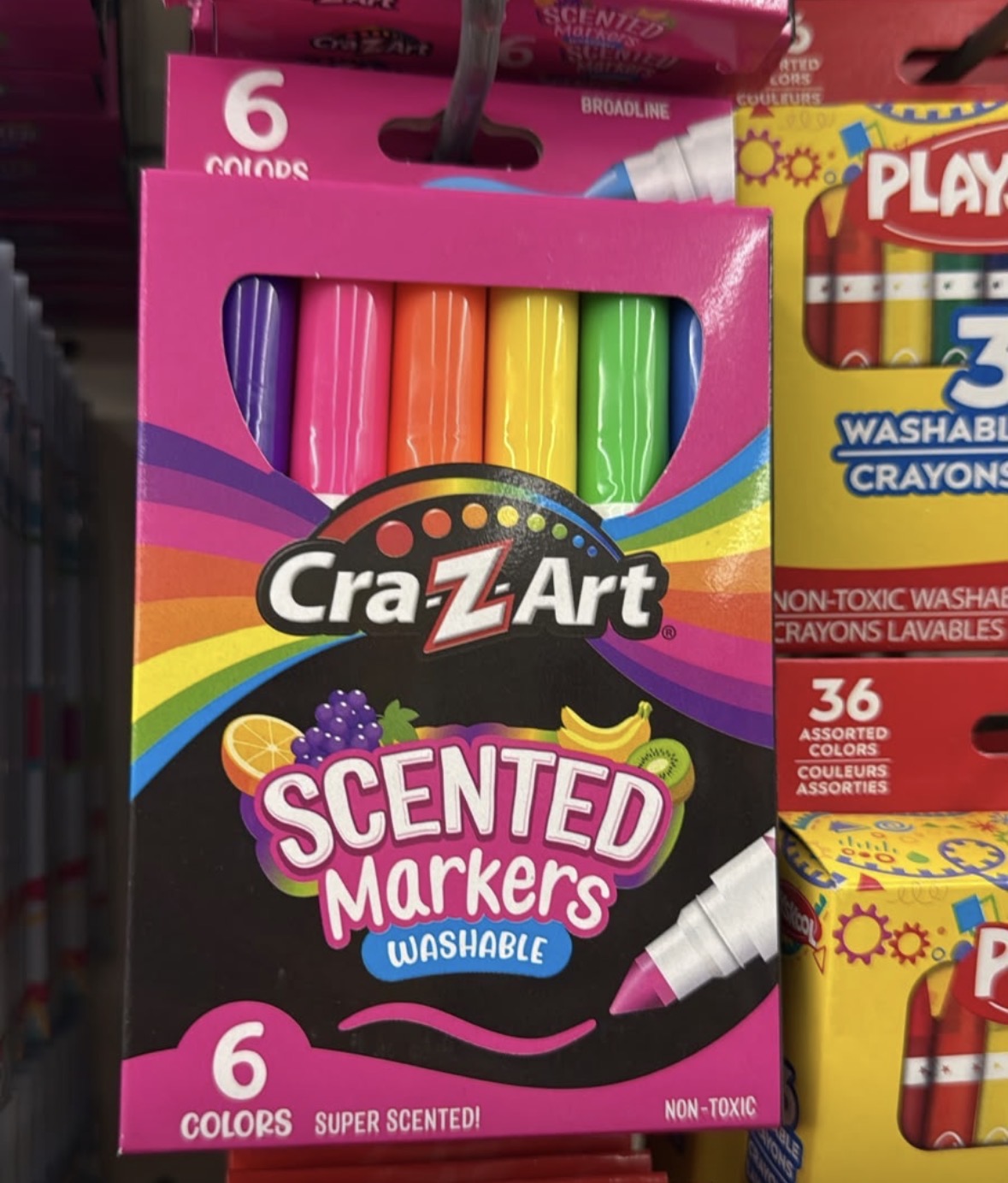 Cra-Z-Art scented Markers 6pzas