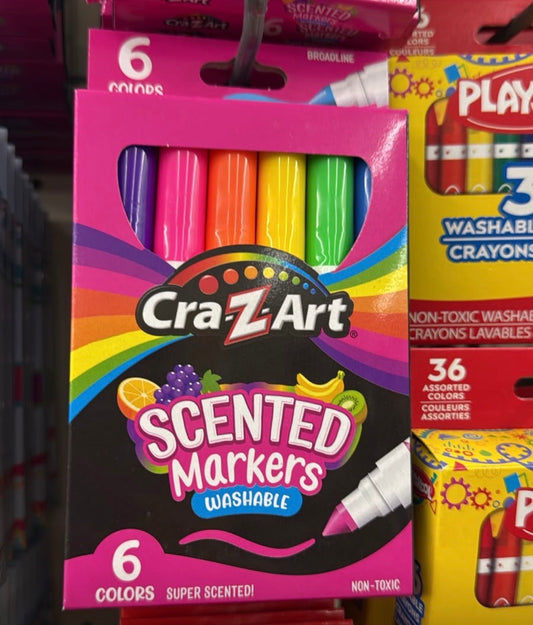 Cra-Z-Art scented Markers 6pzas
