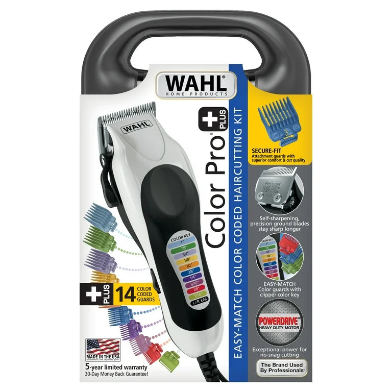 Wahl Kit de Corte de Pelo Color Pro Plus, Power-Drive, con Cable - 79752T
