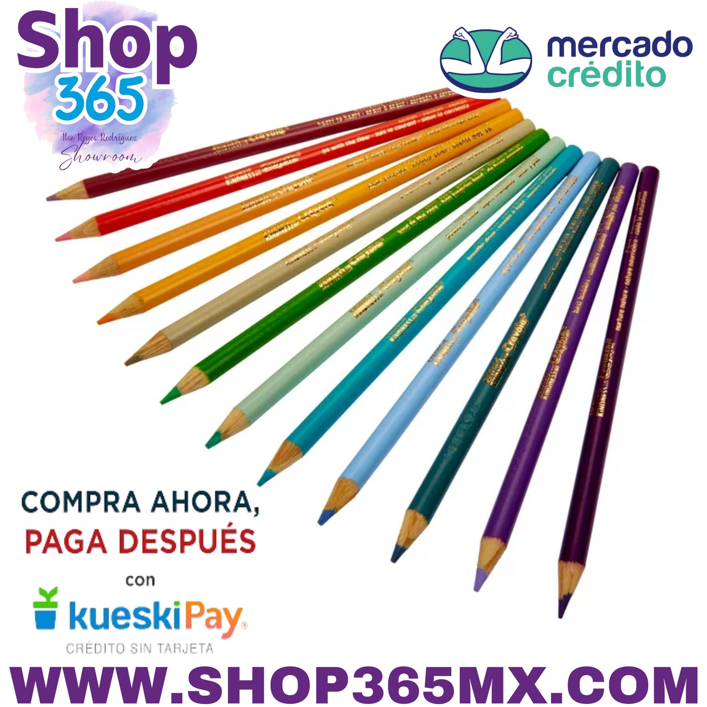 Lápices de colores Crayola Colors of Kindness, útiles escolares, 12 unidades, niño principiante