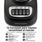 Hamilton Beach Licuadora de Batidos 48 oz. Tarro, 12 Funciones de Mezcla, Negro, 50180F