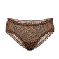 🐆 Panty Hipster de Malla con Estampado Leopardo para Mujer