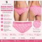 Victoria’s Secret Bikini Panty Rosa con Estampado Logo All Over