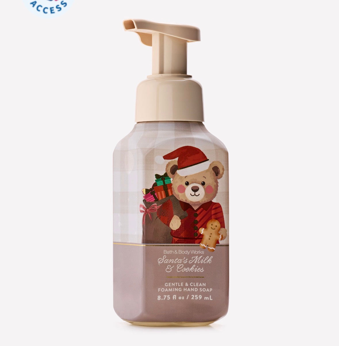 Bath & Body Works Santa’s Milk & Cookies Jabón Espuma para Manos 259 ml