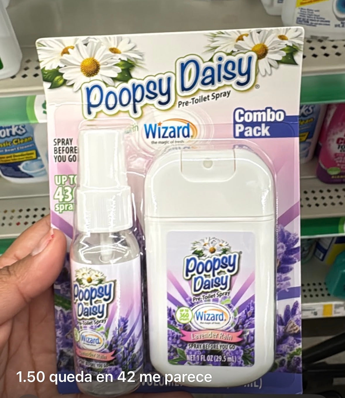 Wizzard Popsy Daise pack lavanda