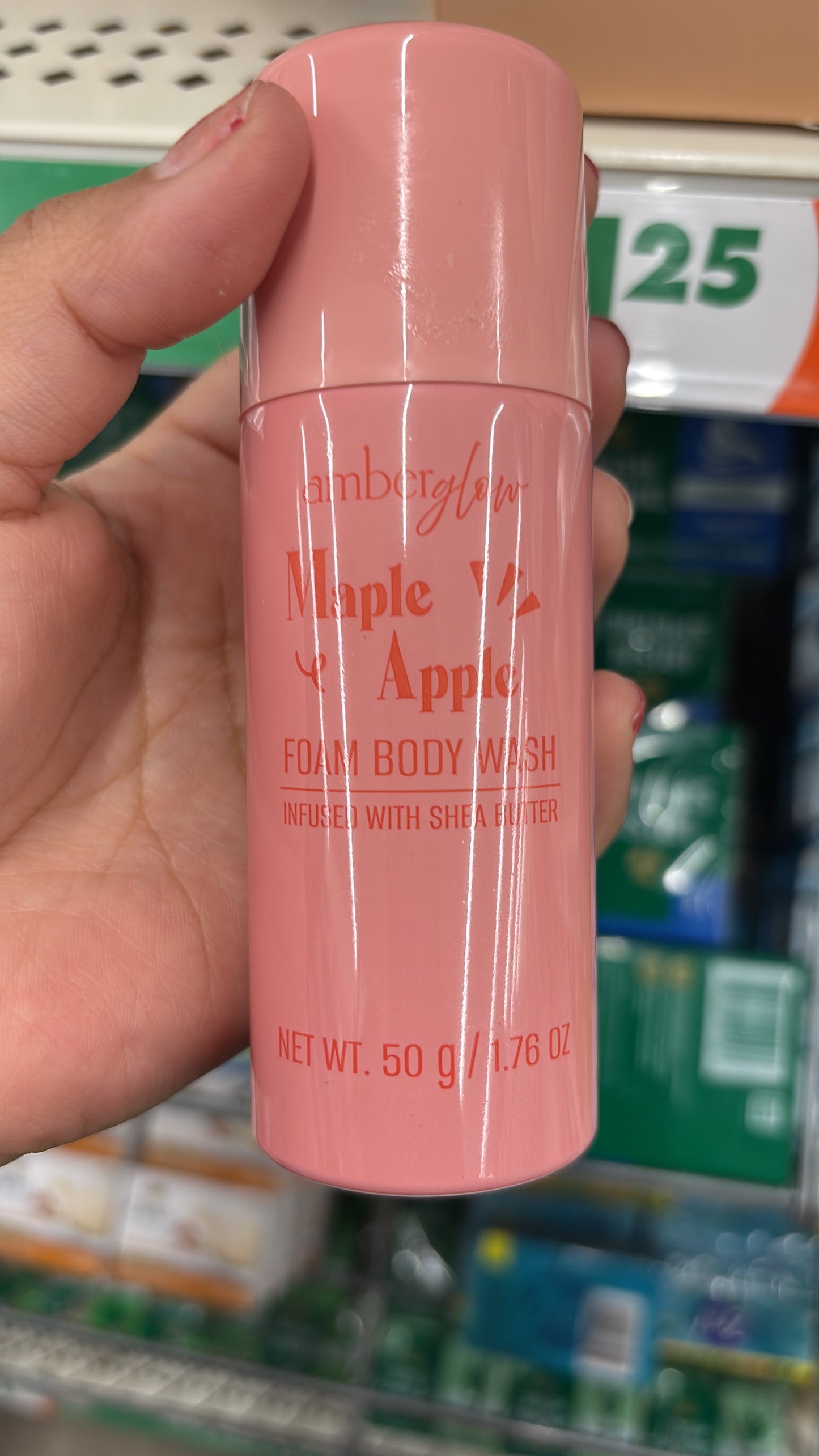 Maple & apple foam body wash