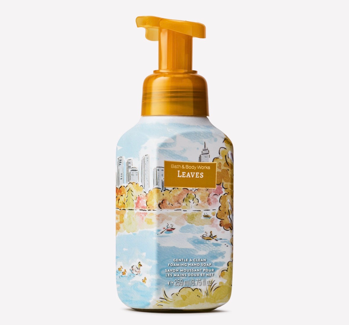 Jabón Espumoso Leaves Bath & Body Works 259 ml | Aroma Manzana y Canela