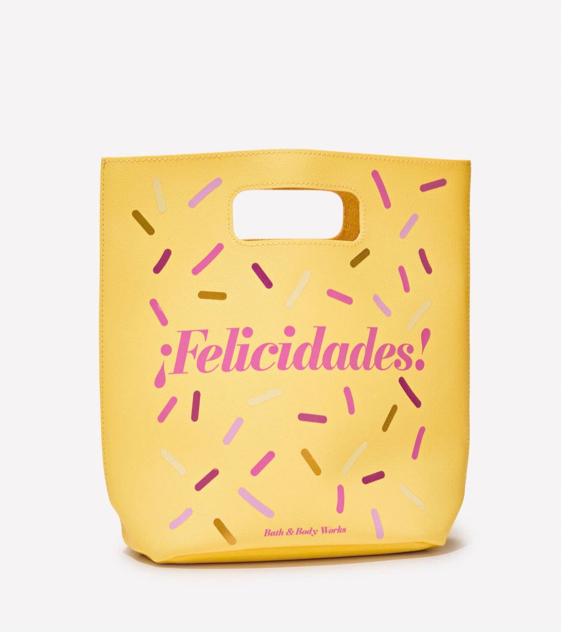 Bath & Body Works Bolsa para Regalo ¡Felicidades! Amarilla