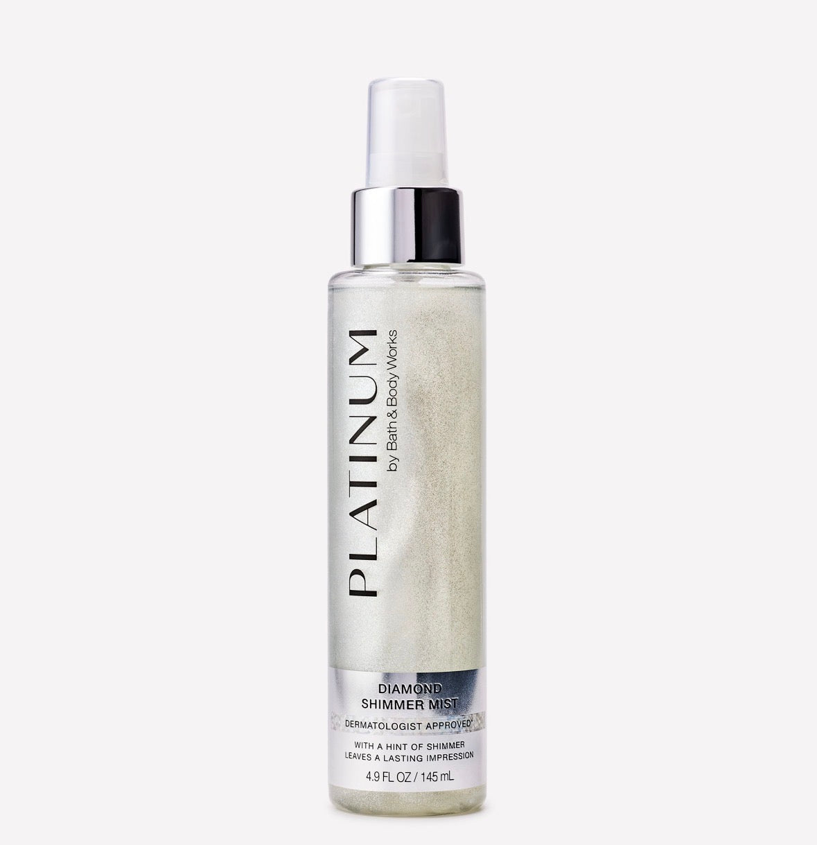 Bath & Body Works Platinum Diamond Shimmer Mist 145 ml | Bruma Corporal con Brillos