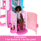 Barbie Dreamhouse Casa de Muñecas para Fiestas en la Piscina y Juego con Más de 75 Piezas, 45 Pulgadas, Tobogán y Elevador para Cachorros