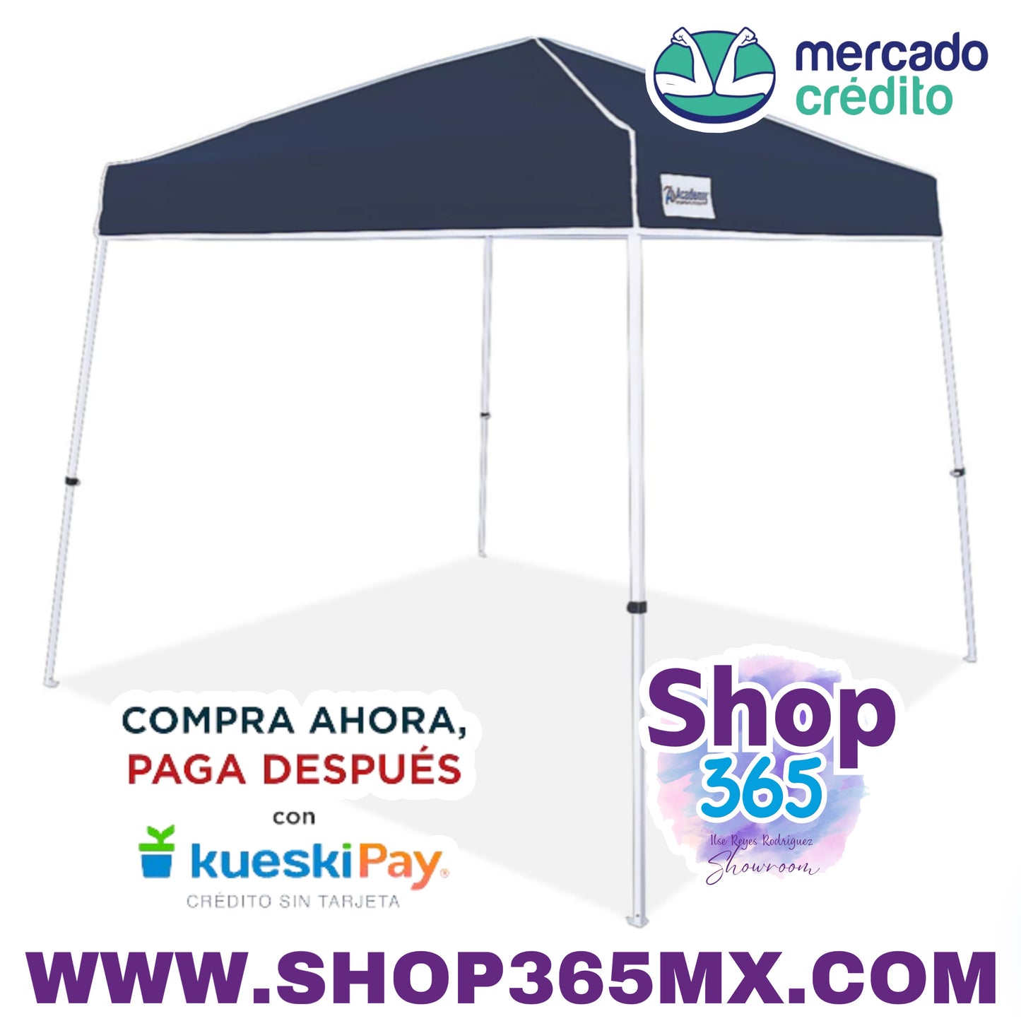 El toldo con patas inclinadas Easy Shade de 3 m x 3 m de Academy Sports + Outdoors