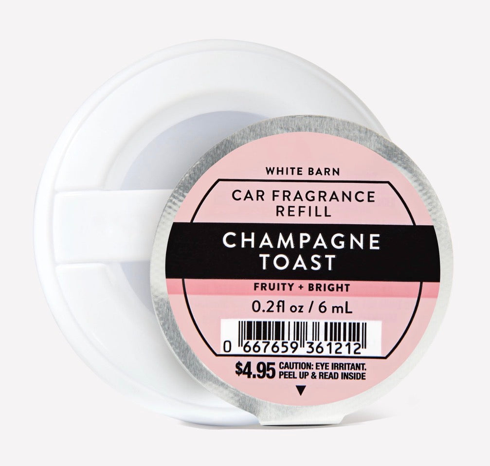 Bath & Body Works Car Fragrance Refill Champagne Toast 6 ml