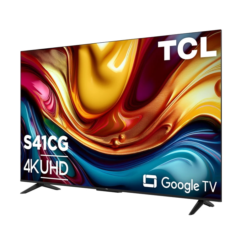 TCL Clase de 55" Serie S41CG 4K UHD LED Smart Google TV (Edición Limitada) - Dolby Vision HDR y Dolby Atmos, Asistente de Google y Amazon Alexa Compatible con Control Remoto por Voz - 55S41CG