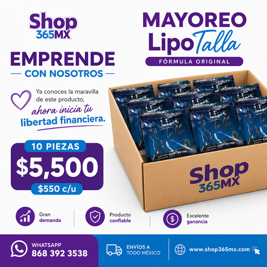 Lipotalla Formula Original Mayoreo 10 piezas