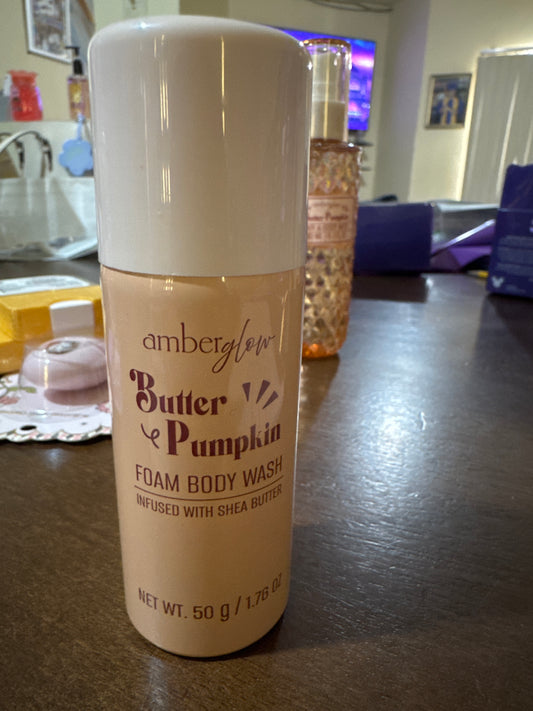 Amber glow Butter Pumpkin Foam Body Wash